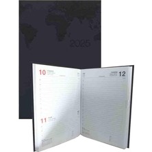Die Grup Tr 2025 Ajanda Ciltli Termo Kapak 1 Adet 17X24 cm Ajanda 2025 Çizgili Ajanda Günlük Planlayıcı Termo Kapak 7000 Ofis Okul Büro Siyah