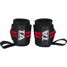Die Grup Tr Pro Wrist Wraps 2'li - Siyah Kırmızı