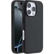Die Grup Tr Symmetry Serisi iPhone 16 Pro Uyumlu Magsafe Kılıf, Darbeye ve Düşmeye Karşı Koruyucu Kılıf- Siyah