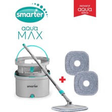 Die Grup Tr Aqua Max 2 Adet Yedekli Çift Kova Temiz&kirli Suyu Ayırma Özelliği Otomatik Temizlik Seti
