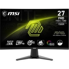 Die Grup Tr 27 Mag 27C6F Gaming Monitör, Fhd, 16:9 Curve 1500R, Rapid Va 180Hz 1ms, Adaptive-Sync