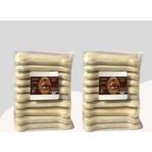 Die Grup Tr Köpekler Için 12 cm Beyaz Press Çiğneme Kemiği 10LU 2 Paket