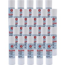 Die Grup Tr Su Arıtma Cihazı 10 Inc 1 Mikron Sediment Spun Filtre (25 Adet)