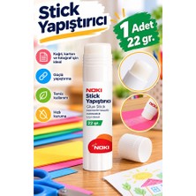 Artlantis Glue Stick Yapıştırıcı Katı Yapıştırıcı 22 gr Ruj Yapıştırıcı 1 Adet Noki Okul Yapıştırıcısı Zararsız Büro Ofis Fotoğraf