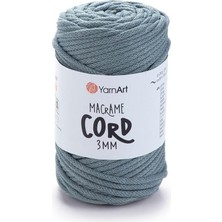 Die Grup Tr Art Macrame Cord 3 mm - Makrome El Örgü Ipi MAVI-795