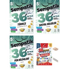 Ünlüler Karması 5.sınıf Türkçe Fen Sosyal 36 Hafta Kazanım Denemeleri+Maarif Defteri+Telefon Tutucu