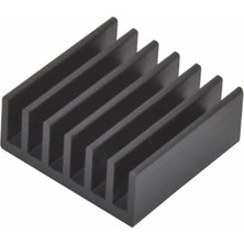 Die Grup Tr Alkatronik 14X14X6MM Aluminyum Soğutucu Siyah Termal Etiket Raspberry Oyun Konsolu