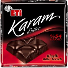 Die Grup Tr Karam %54 Kakaolu Bitter Çikolata 60 G