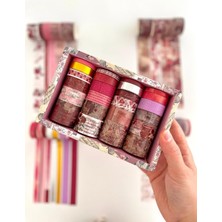 Die Grup Tr Vintage Pink Eternal Romance 24'lü Dekoratif Washi Koleksiyon Seti