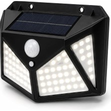 Die Grup Tr Güneş Enerjili Solar LED Duvar Lambası, Hareket Sensörlü Bahçe Aydınlatma, IP65 Suya Dayanıklı Dış Mekan Aplik, Kablosuz Güneş Panelli Lamba