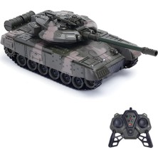 Die Grup Tr Oyuncak Şarjlı Uzaktan Kumandalı Rc Tank 33 cm 360° Döner Gövde ve Namlu Işıklı Sesli Atış Efektli