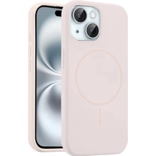 Efnaz Style Joko Apple iPhone 15 Kılıf Jully Magsafe Kapak - Pudra
