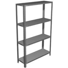 Die Grup Tr Çelikrafburada ® 43X60X200 4 Katlı Galvaniz Raf