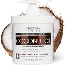 Die Grup Tr Gelişmiş Clinicals Coconut Moisturizing Cream 16 Oz By Advanced Clinicals