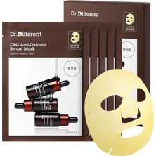 Die Grup Tr Ceq Anti-Oxidant Serum Mask, Antioksidan Bakım, Kağıt Maske, C Vitamini, E Vitamini, Niasinamid ve Koenzim Q10 Içerikli, Kuru ve Yağlı Ciltler Için, 5 Adet