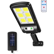 Die Grup Tr Hareket Sensörlü Solar Sokak Lambası 120 Led. LED Dış Mekan Lambası, IP65 Bahçe, Teras, Giriş, Garaj Için Suya Dayanıklı Güneş Işığı