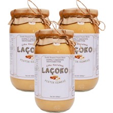 Die Grup Tr Laçoko 3 kg Isme – Kişiye Özel Şekersiz, Saf, Katkısız Fıstık Ezmesi Glutensiz, Vegan, Doğal Çifte Kavrulmuş Yer Fıstığı Ezmesi (3 Kg) Peanut Butter