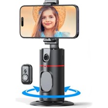Die Grup Tr P02 360° Otomatik Takipli Telefon Tripodu – Akıllı Hareketli Tripod Gimbal, Masaüstü Tripod, Yapay Zeka Destekli