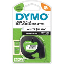 Die Grup Tr Letratag Kağıt Şerit (12MM x 4 Mt), Beyaz (59421)
