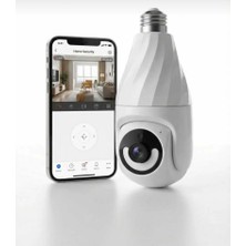 Die Grup Tr Blic Pro+ Blm-79 Wi-Fi Akıllı Ampul Kamera 2mp 1080P Fhd Ptz