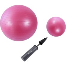 Die Grup Tr Ayla Stand 65 cm Pembe + 25 cm Pilates Topu 2'li Set, Pompa Dahil