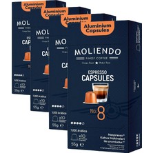 Die Grup Tr Kapsül No:8 Nespresso Uyumlu Alüminyum Kapsül 10 Adet (4 Paketi)