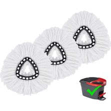 Die Grup Tr Paspas Yedek Kafa O Sedir Spin Paspas 1 Tank Sistemi, 3 Paspas Yerine Kafa Mikrofiber Spin Paspas Yedekler Derin Temiz Zemin