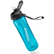 Die Grup Tr Pipetli Spor Su Şişesi, 28 OZ/36OZ/50OZ Bpa Içermeyen Plastik Su Şişesi, Sızdırmaz Kapaklı Üst Kapak, Hafif ve Çıkarılabilir Taşıma Kayışı ile Taşınabilir