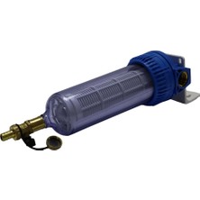 Die Grup Tr Aqua 10 Yıkanabilir Alttan Tahliyeli Ön Filtre, 1-1/2 Bağlantı Çapı, Bronz Housing