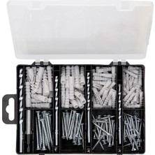 Die Grup Tr Bosch Diy 173 Parça Aksesuar & Sabitleme Seti, Matkap Ucu, Vidalama Ucu, Vida, Dübel, Üniversal Tutucu, Yeşil