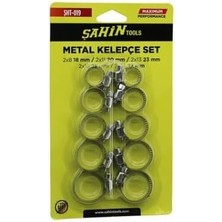 Die Grup Tr Metal Hortum Kelepçesi Set, 10 Parça, 5 Farklı Boyut (8-18MM, 11-20MM, 13-23MM, 18-25MM, 14-27MM)
