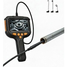 Die Grup Tr Endoskop Kamera,4.3 Inç Ekran, 5.5 mm Çap, IP67 Su Geçirmez, LED Işıklı, Sert Kablo, Araç Bakımı ve Boru Incelemesi Için (10 Metre)