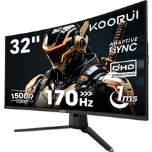 Die Grup Tr G3221SC 31.5 170Hz 1ms Qhd Curved Gaming Monitör – 2560X1440, Va Panel, Freesync, HDMI Displayport