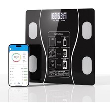 Die Grup Tr Akıllı Bluetooth Tartı | Vücut Analizli Dijital Baskül – 180 Kg, LCD Ekran, Mobil Uyumlu