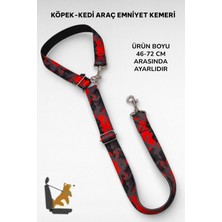 Die Grup Tr Evcil Hayvan Araç Emniyet Kemeri Kedi Köpek Araba Oto Tasması Oto Aksesuarı Kedi Köpek Emniyet Kemer Çok Renkli-Tek Ebat