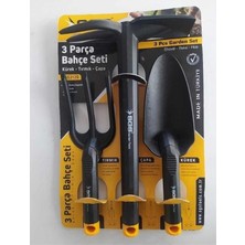 Die Grup Tr 3120 Plastik Bahçe Seti 3 Parça - Çapa Tırmık Kürek, P505076S8053