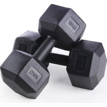 Die Grup Tr 10 kg x 2 Adet 20 kg Dambıl Seti, Dumbell Set Dumbell 2X10 kg Karışık Tek Ebat