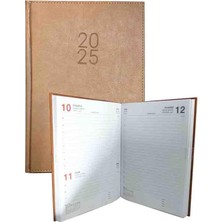 Die Grup Tr 2025 Ajanda Ciltli Thermo Kapak 1 Adet 17X24 cm Ajanda 2025 Çizgili Ajanda Günlük Planlayıcı Termo Kapak 997 Ofis Okul Büro Kahverengi