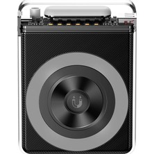 Die Grup Tr PR226 Magsafe Ile Uyumlu Fenerli Powerbank, 10000 Mah Taşınabilir Şarj Cihazı, 20W Pd + 22.5W USB Hızlı Şarj, 15W Kablosuz Şarj, Şeffaf (Siyah)