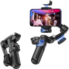 Die Grup Tr M02 3 Eksenli Telefon Gimbal Sabitleyici Titreşim Önleyici Katlanabilir Bluetooth Kumandalı Zoom Kontrollü Vlog Video Stabilizer
