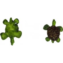 Depposite Polyester Dekoratif Mini Sevimli Kaplumbağa Objesi 3 cm (100 Adet)
