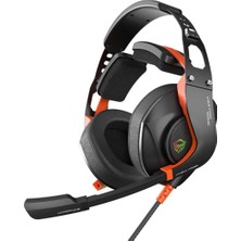 Die Grup Tr HP099 Gaming Kulaklık Siyah-Turuncu 7.1 Surround Ses USB Bağlantı Mikrofonlu