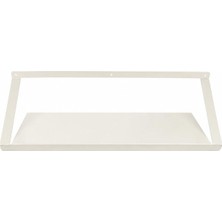 Die Grup Tr Ziglat 150 Serisi Endüstriyel Duvar Tipi Raf 700X200X150 mm Mat Beyaz 20 kg Taşıma Kapasiteli