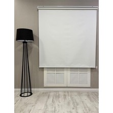 Die Grup Tr %100 Işık Geçirmez Blackout Stor Perde, Beyaz, 100 x 200