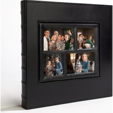 Die Grup Tr 10X15CM 500'LÜK Siyah Deri Fotoğraf Albümü Büyük Boy