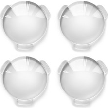 Die Grup Tr Bikonveks Lens Seti, Cam Lens Bi-Konveks 34 mm Çap 45 mm Odak Uzaklığı Lens Kendin Yap Google Karton Vr Için
