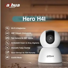 Die Grup Tr Hero H4I 4mp Wi-Fi Iç Mekan Güvenlik Kamerası – 360° Pan/tilt, Akıllı Insan Takibi, Gece Görüşü, Iki Yönlü Ses, Microsd Destekli