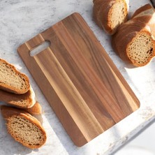 Die Grup Tr Ayrex Akasya Kesme Tahtası Antibakteriel Yıkanabilir Doğrama Tahtası Dikdörtgen 28X18CM | Antibakteriyel ve Yıkanabilir Akasya Kesme Tahtası - Hijyenik ve Dayanıklı Doğrama Işleriniz Için Ideal