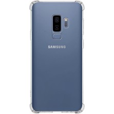 Die Grup Tr Iletişim Samsung Galaxy S9 Plus ile Uyumlu ile Uyumlu Kapak Köşe Korumalı Airbag Antishock Silikon Kılıf