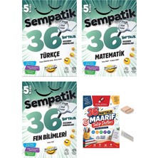 Ünlüler Karması 5.sınıf Türkçe Matematik Fen 36 Hafta Kazanım Denemeleri+Maarif Defteri+Tlf Tutucu